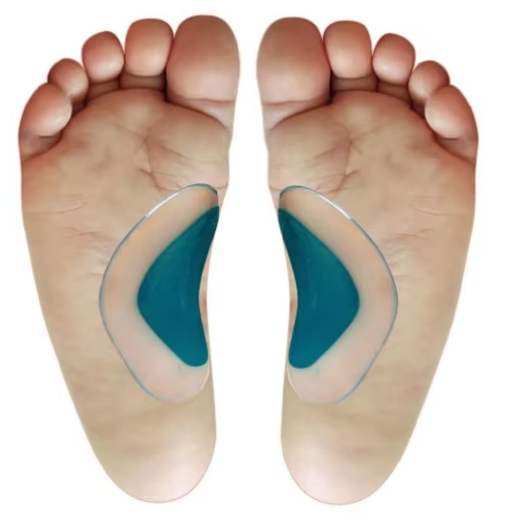 E07 Silicone arch support medical shoe insoles correcting flat feet for kids 