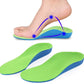 E30 Kids green color arch support orthotic for flat foot 