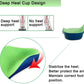 E30 Kids green color arch support orthotic for flat foot 