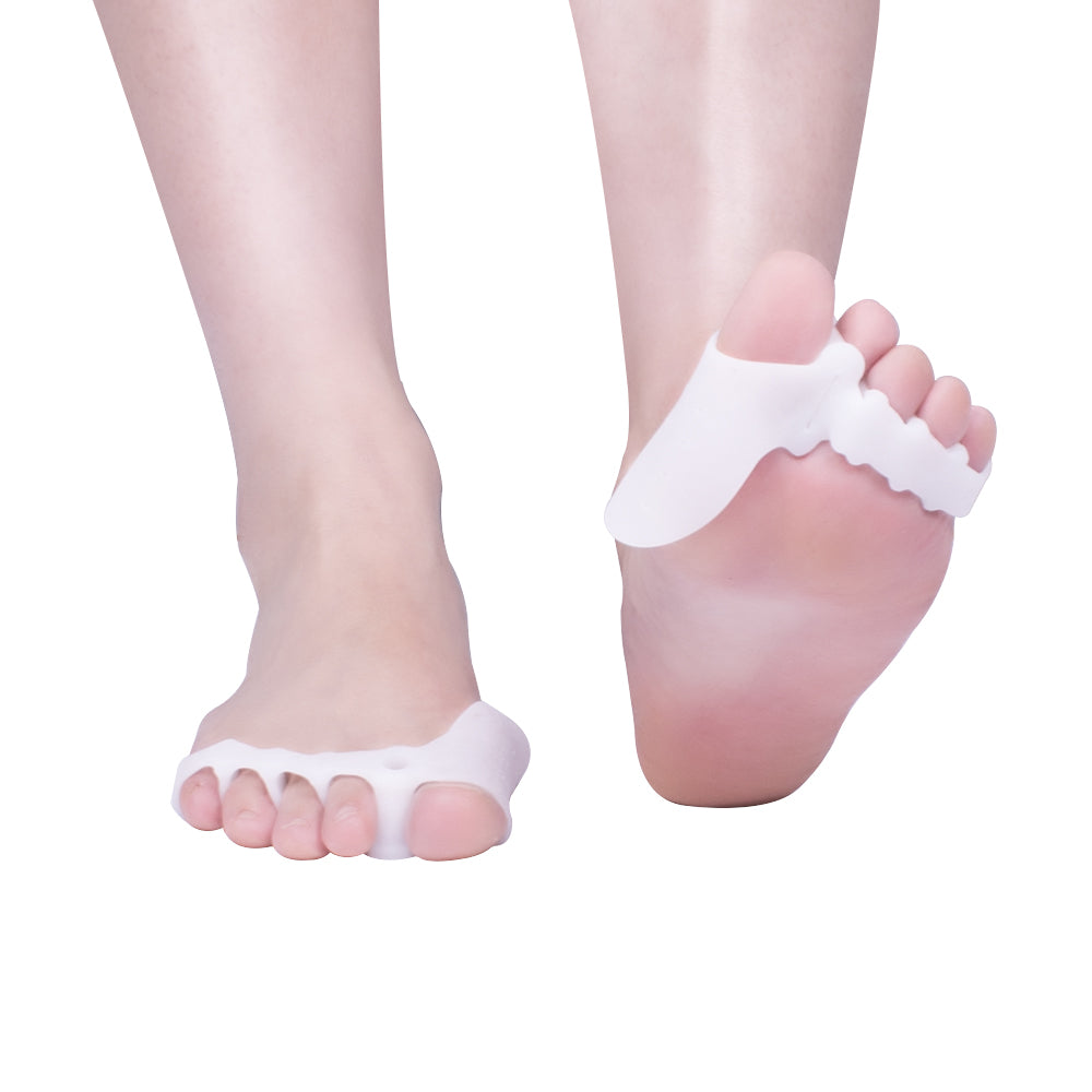 Examples of custom private label packaging options available for toe care products