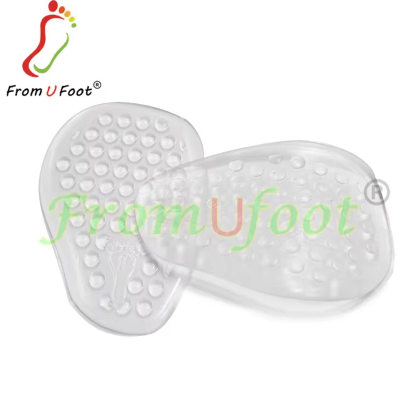 G01 Ball of Foot Support Cushions Soft PU Gel Massage Forefoot Pain Relief Insole