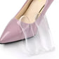 G02A Silicone Gel Heel Pads Liner Inserts Grip Insole Silicone gel self-adhesive heel sticker grip