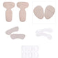 G02A Silicone Gel Heel Pads Liner Inserts Grip Insole Silicone gel self-adhesive heel sticker grip