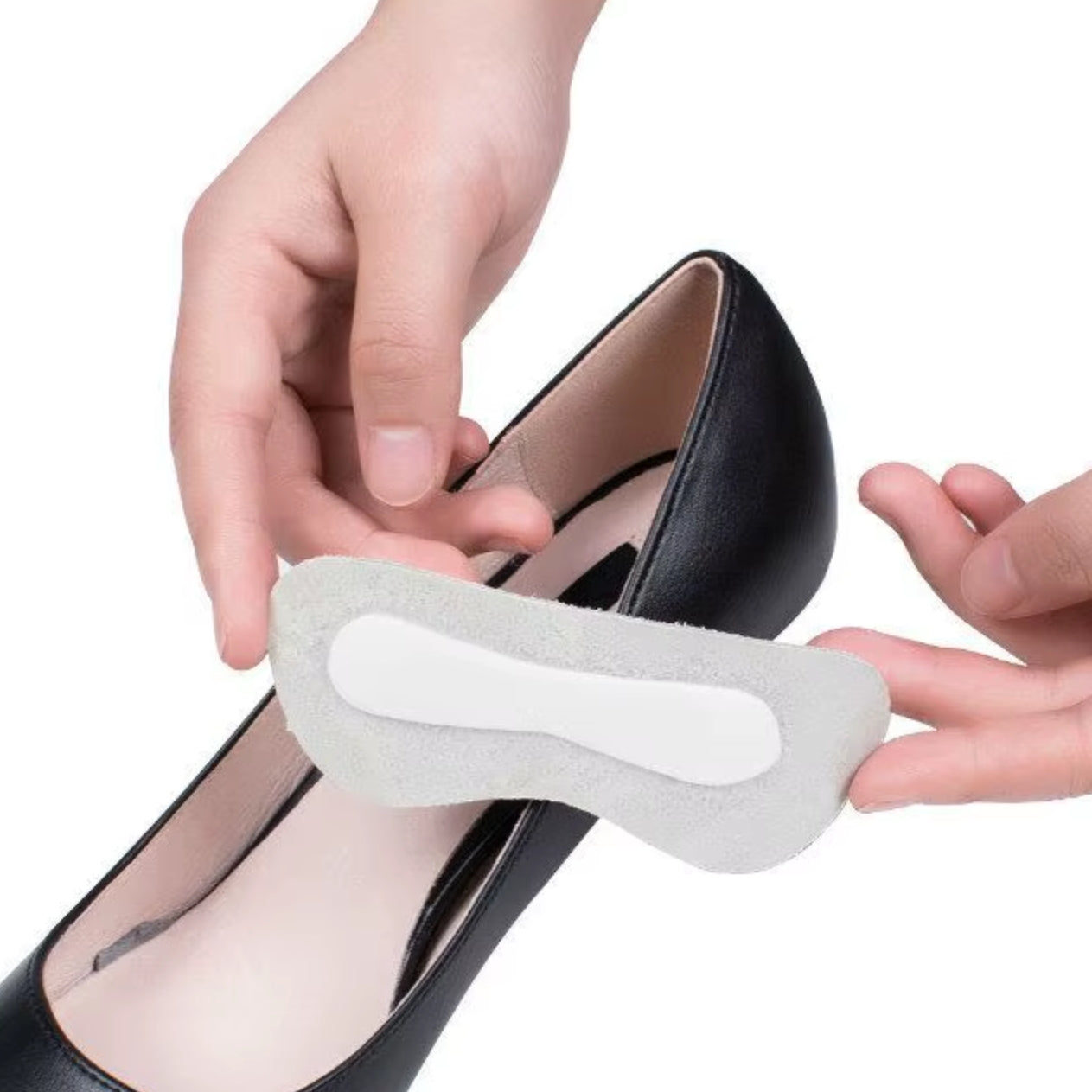 G02B High Heel Shoe Cushion Insole Inserts pads bull leather heel grip heel liner shoe cushion