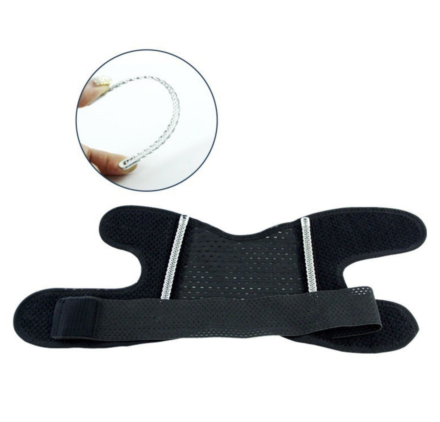 Knee015 Elastic Band Knee Brace, Multiple Sizes, Breathable Design, Knee Joint Pain Relief & Knee Protection