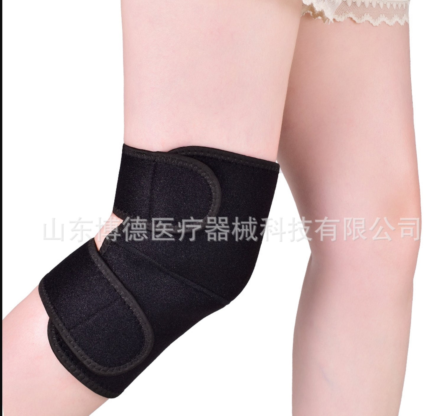 Knee017E Knee Brace Support Sleeve For Arthritisr, Sports, Open Patella Protector Wrap