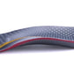 Lycra fabric top layer on breathable 3/4 length insoles for high arches.
