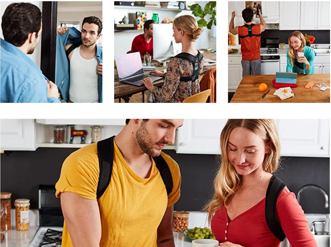 M30  Posture Corrector Adjustable Upper Back Brace For Clavicle To Support Neck, Back