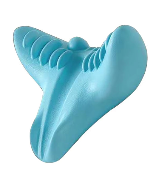 Relajante de cuello y hombros, dispositivo de tracción cervical para aliviar el dolor de la ATM y alinear la columna cervical, almohada quiropráctica para el cuello.
