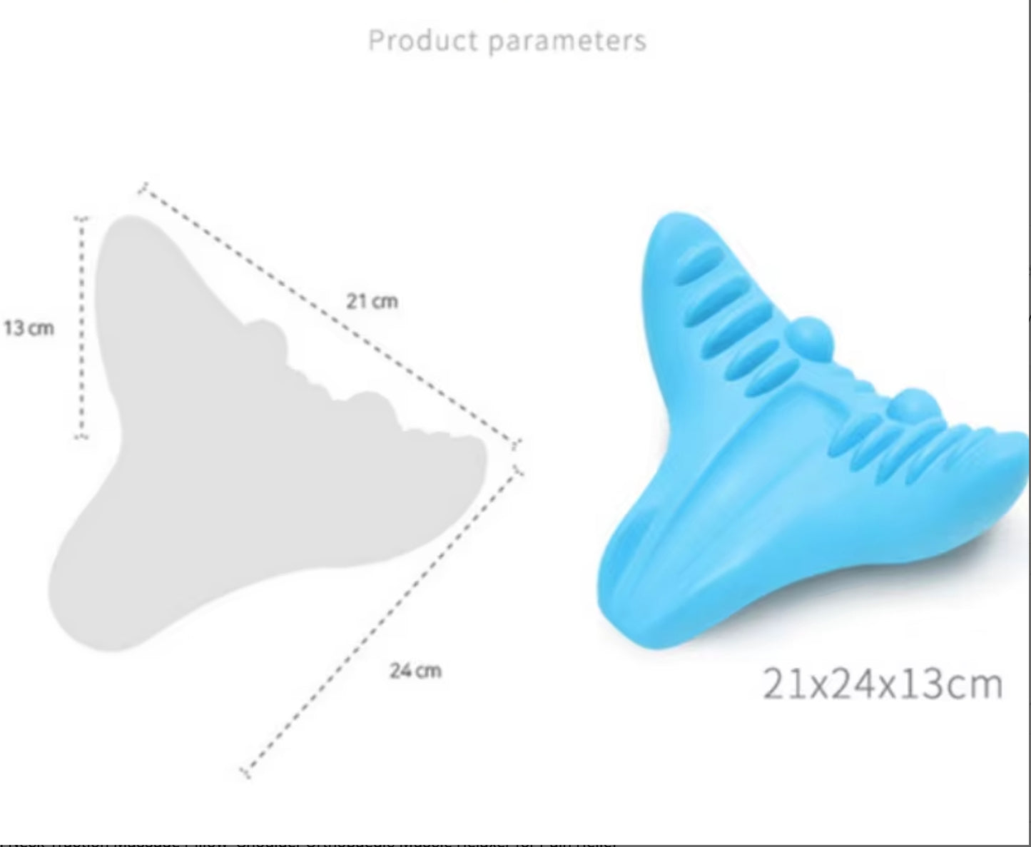 NECK007 OEM Neck and Shoulder Relaxer  Cervicl Traction Device for TMJ Pain Raelief, Spine Alignment Muscle Relaxation Chiropractic Pillow