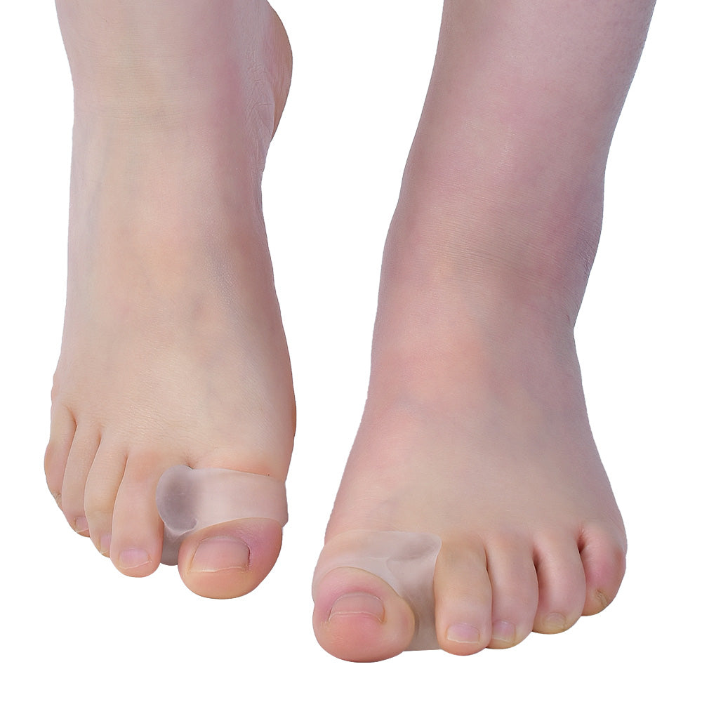 Orthopedic toe straightener silicone pad