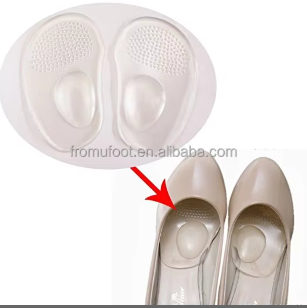 PU gel forefoot pad for heels