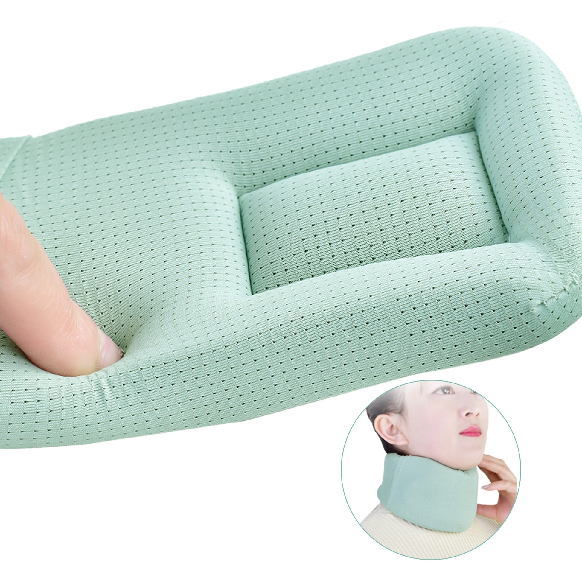 Portable U-Shaped Neck Pillow for Airplane and Car Use