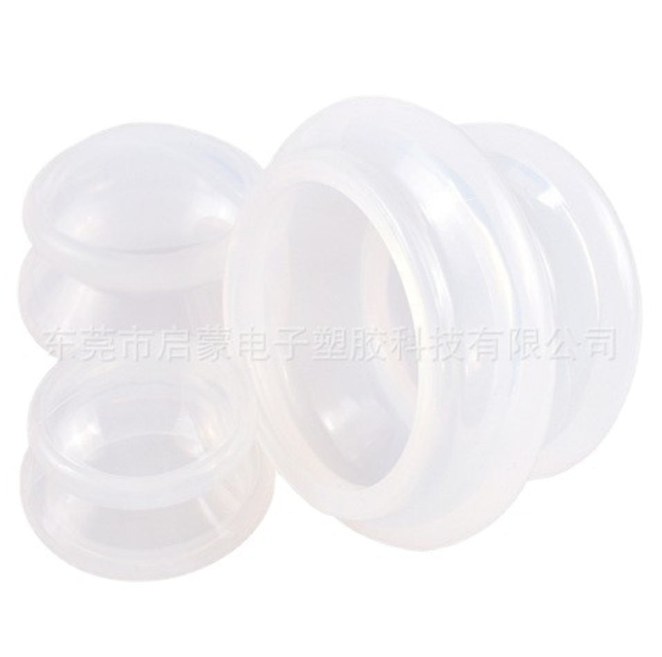Reusable vacuum cupping cups showing strong suction and easy grip design