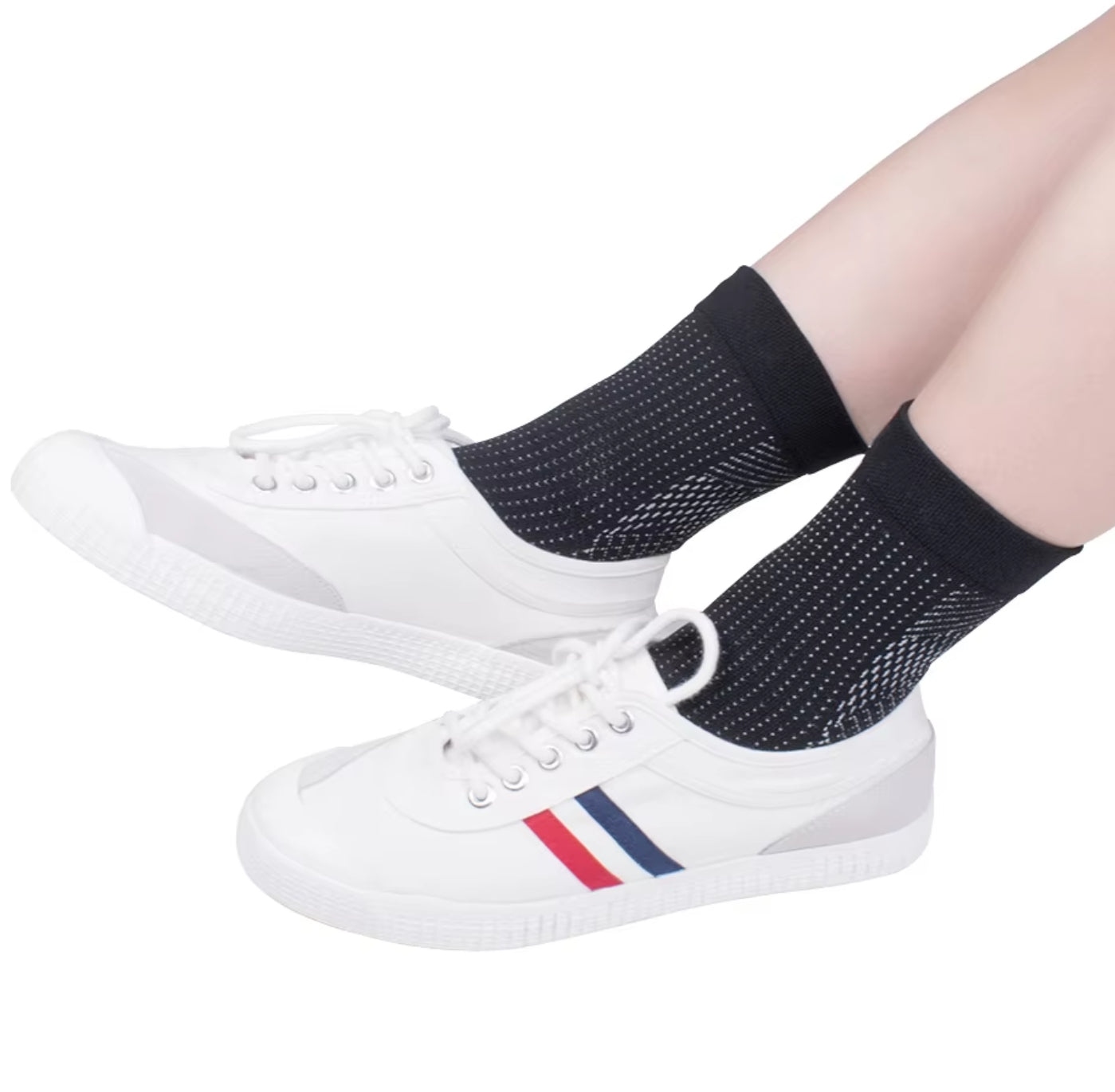 Size guide for correct fitment of the Achilles tendonitis and plantar fasciitis support socks