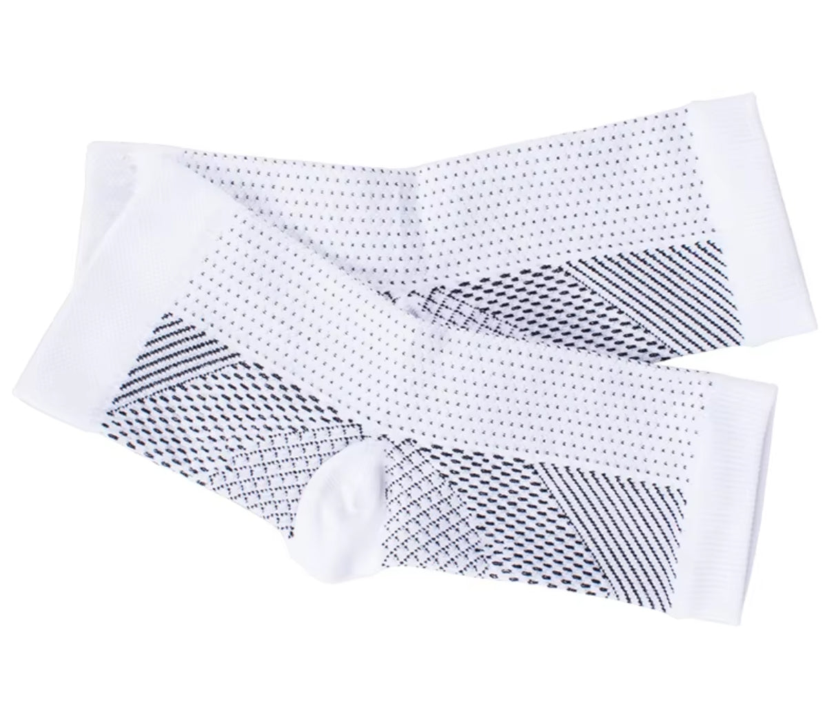 Size guide for correct fitment of the Achilles tendonitis and plantar fasciitis support socks