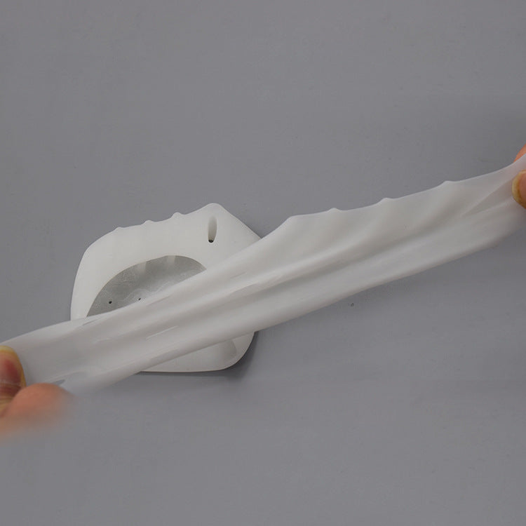 White silicone metatarsal pad for overlapping toes and pain relief