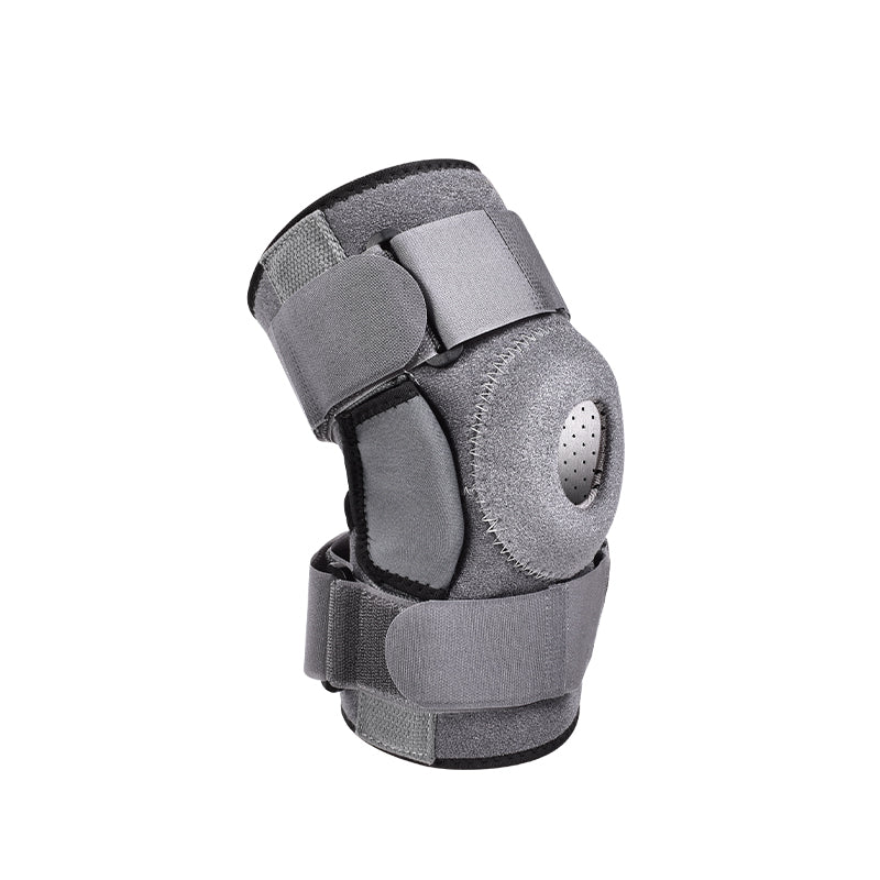 Knee008 Woven Knee Brace, Nylon Material with Silicone Shock Absorption, Multiple Sizes, Breathable & Sports-Friendly for Knee Joint Pain Relief & Protection