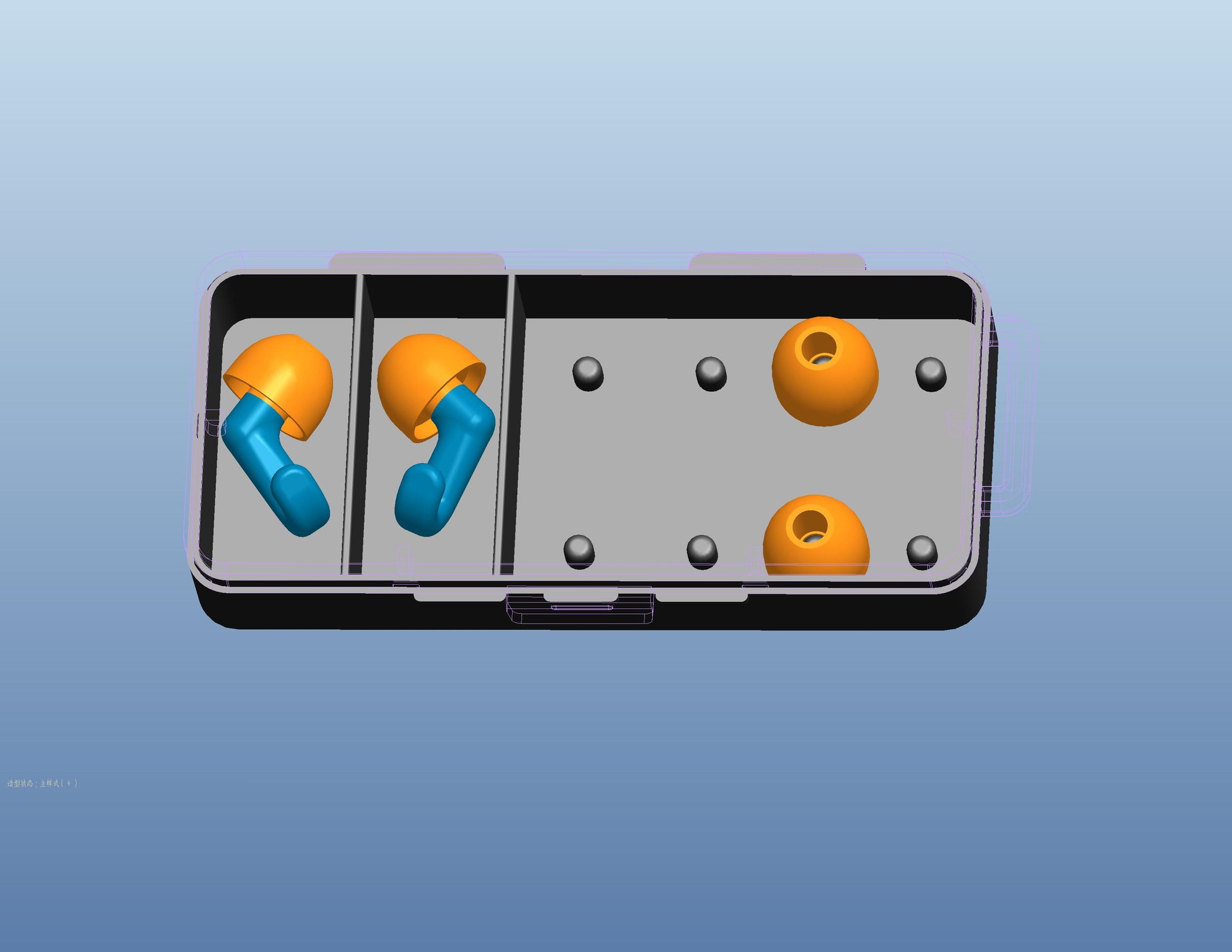different sizes silicone ear caps fit various ear canals