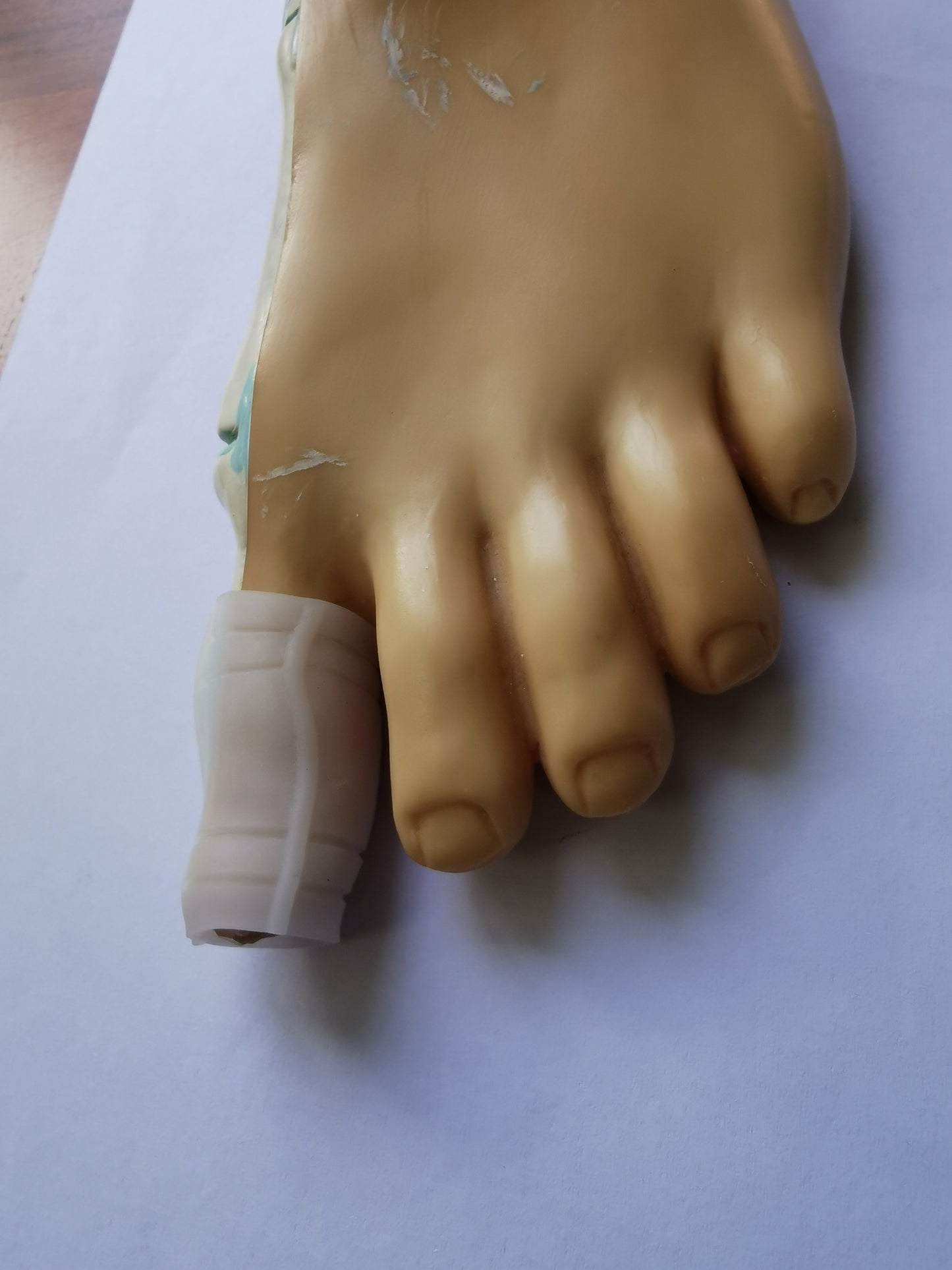 clear gel toe tube sleeve for pain relief
