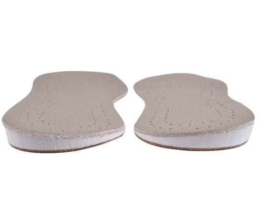 genuine leather orthopedic shoe insoles