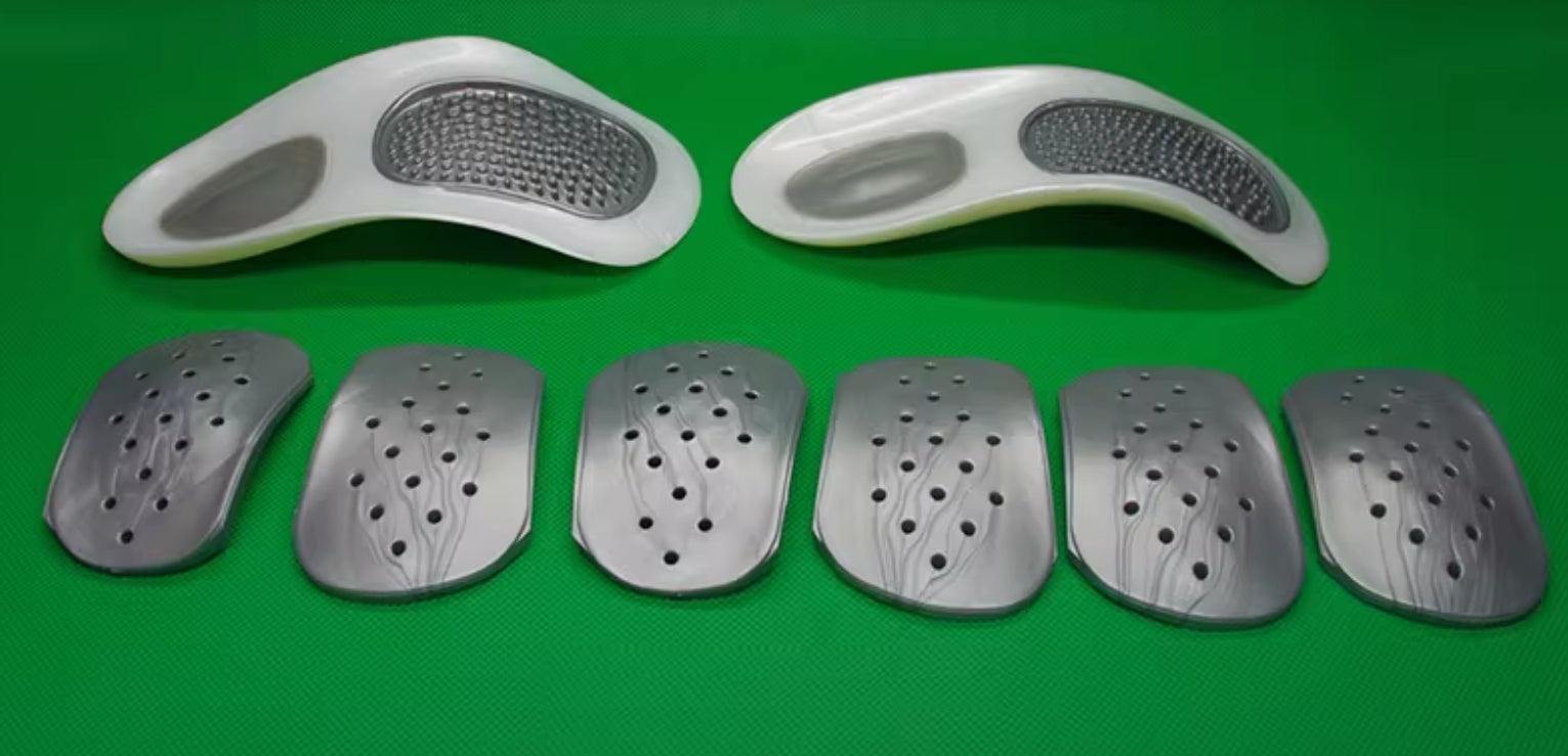insoles for flat feet with elastic support material