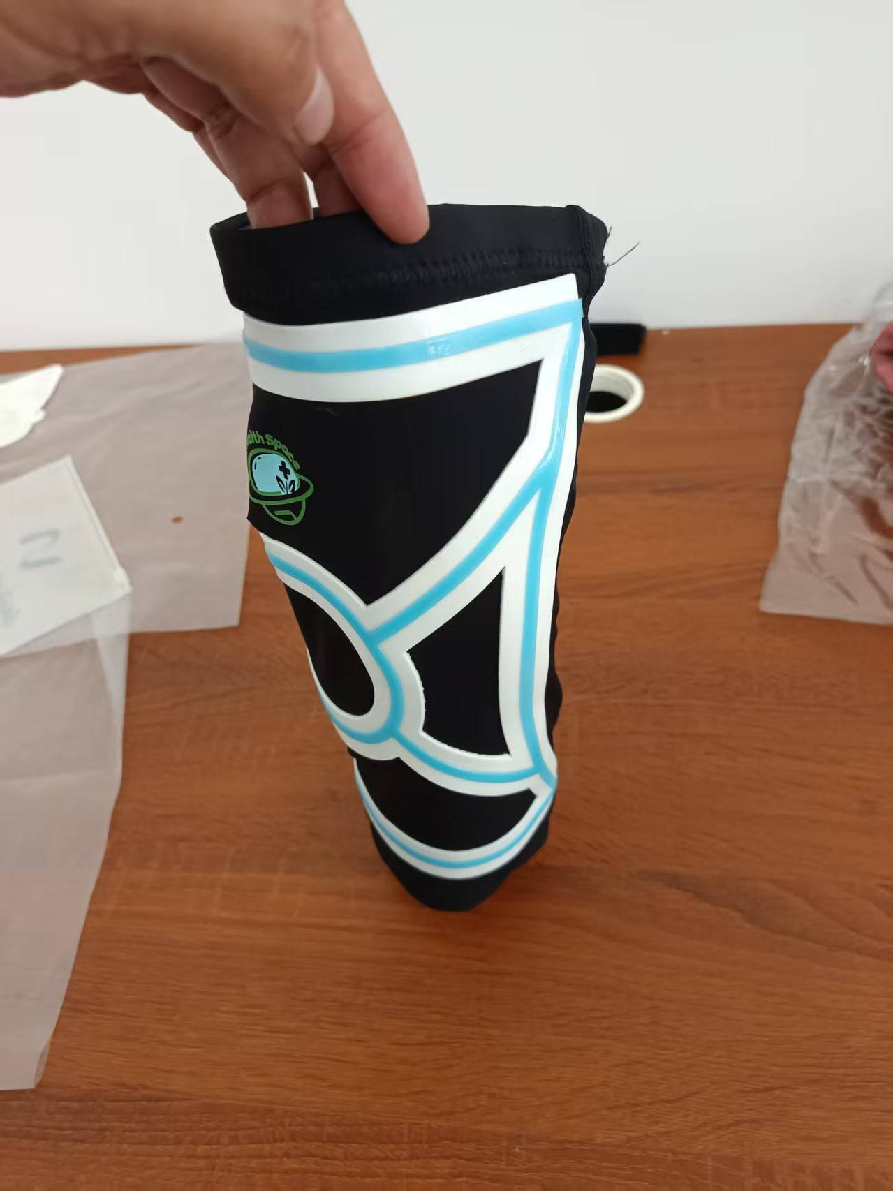 Knee002 Silicone gel joint knee sleeve compression knee supporter