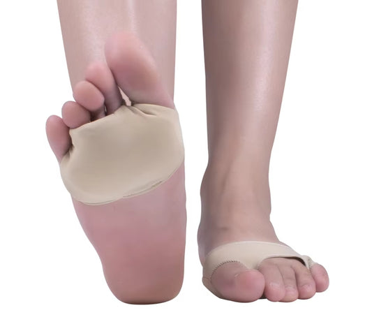 metatarsal pad with silicone cushion