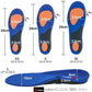  shoe insoles with ergonomic arch support and deep heel cup design