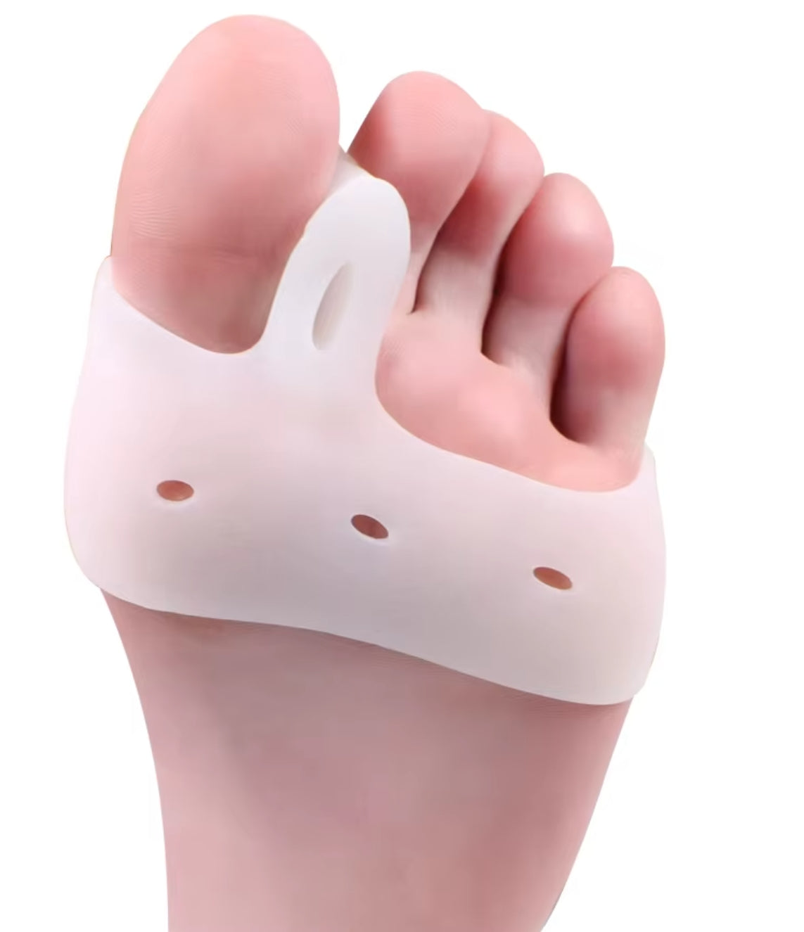 silicone bunion corrector with forefoot pad