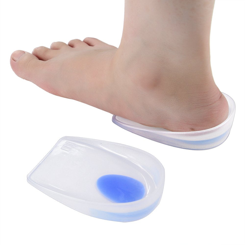 silicone heel cushion inserts for heel spur pain