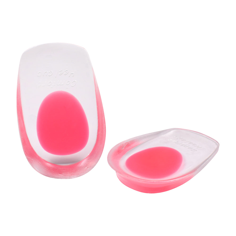 PU gel heel cups for heel pain relief
