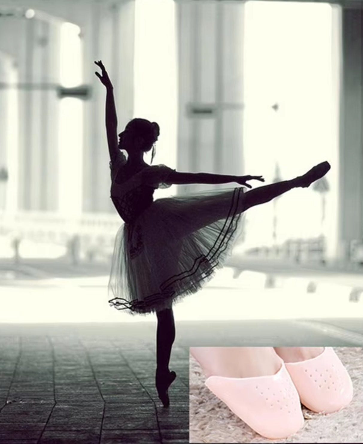 soft silicone toe sleeve for pointe