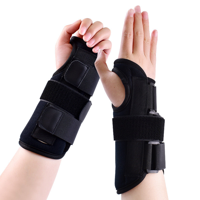 Wrist001  Brace for Carpal Tunnel, Adjustable Wrist Support Brace with Splints Right Hand, Small/Medium, Arm Compression Hand Suppor