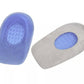 ZRWB04 silicone comform Gel Heel Cups Massaging Cushions for platar fasciitis