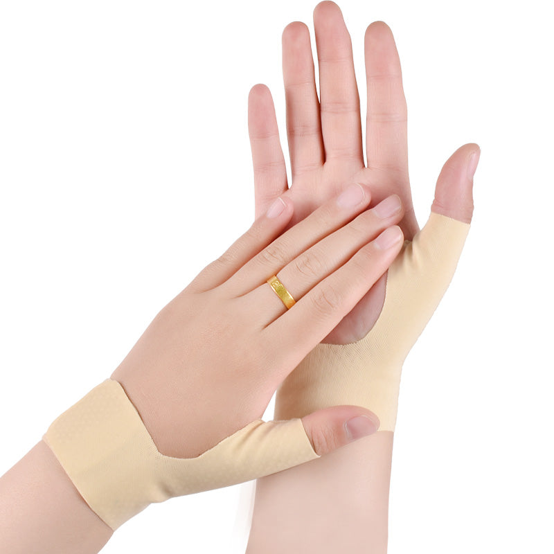 Breathable Elastic Wrist Support with Silicone Pad  Compression for Pain Relief