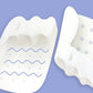 Close-Up of Soft Silicone Toe Spacers and Metatarsal Cushion Pad Aligning Toes and Reducing Foot Pain