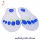 ZRWD08 FromUfoot transparent soft orthotic arch support Magnet silicone insole for plantar fasciitis