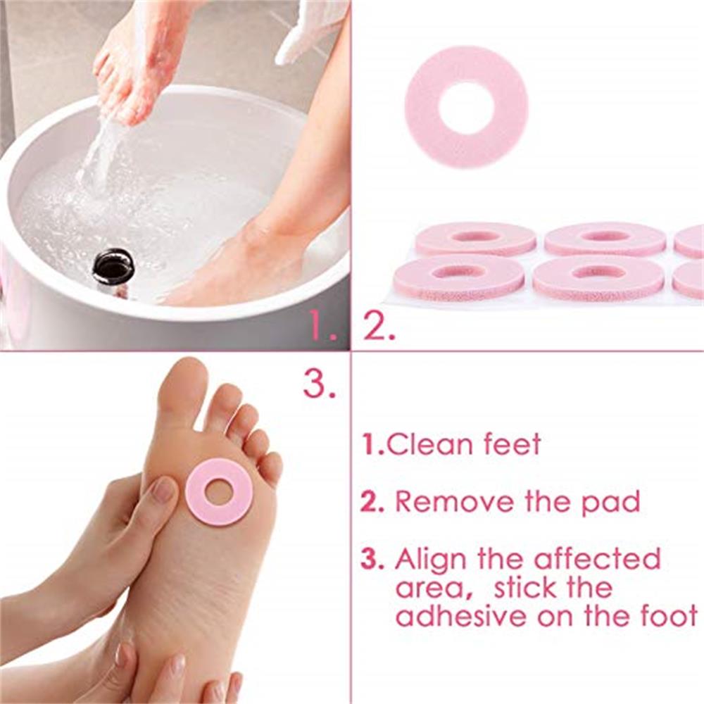 G03B Callus Pads Soft Foam Callus Cushions Toe Pads Toe and Foot Protectors and Thick Corn Cushions Toe Pads