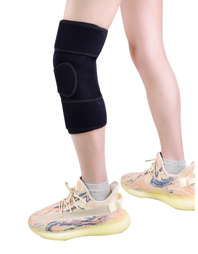 Knee Brace with Flexible Side Springs for Stability