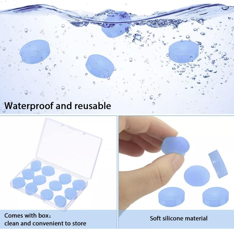 Reusable Waterproof Earplugs for Adults and Kids