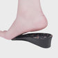 F09 Men Women Invisible Heel Lift Taller Shoe Inserts Height Increase Insoles Pad 