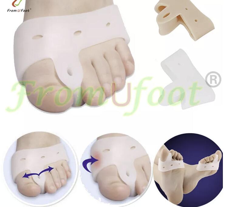 silicone bunion corrector with forefoot pad